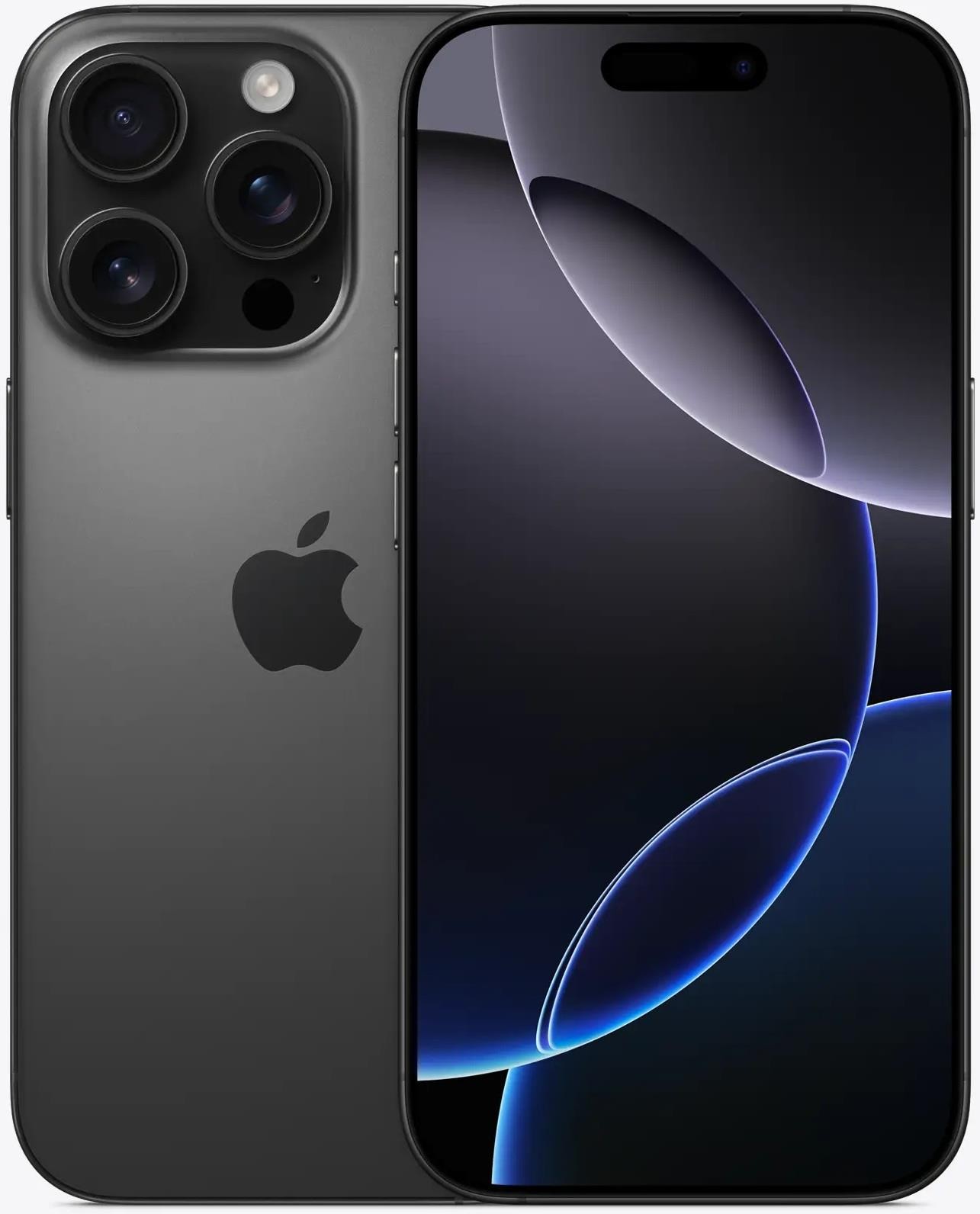 Apple iPhone 16 Pro, A3083, 256GB, Black Titanium, Unlocked, Grade C+
