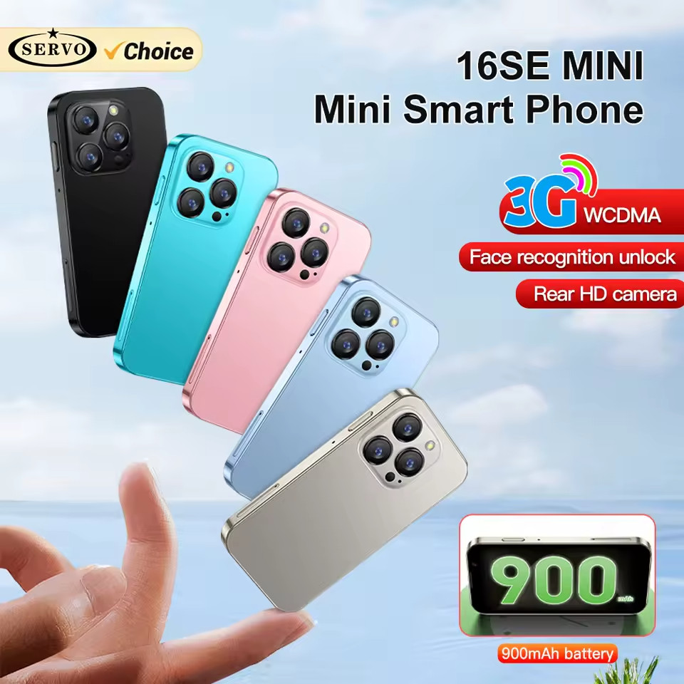 SERVO 16SE Mini Smartphone 16GB ROM Android 9.0 Wifi Dual SIM Standby Play Store