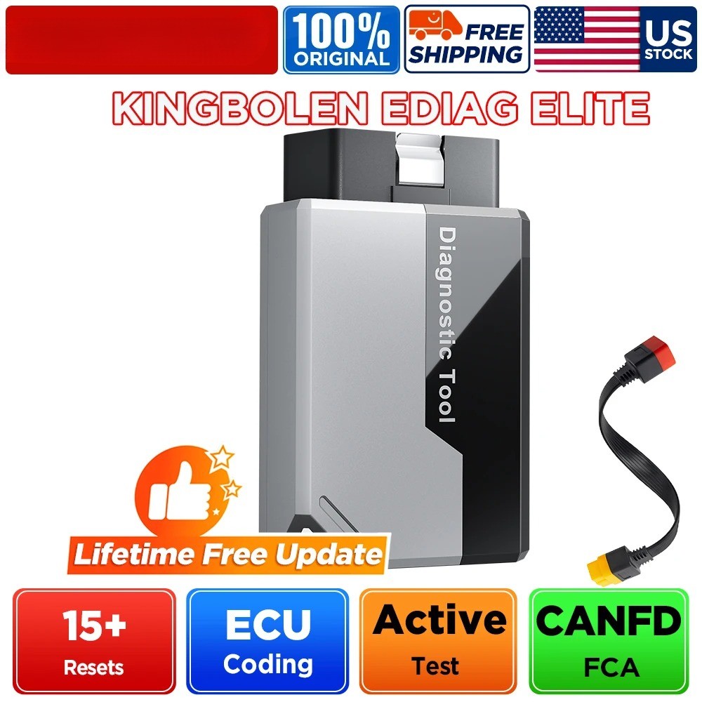 Ediag Elite ALL System Bi-Directional Scanner with 15 Resets Car Diagnostic Tool