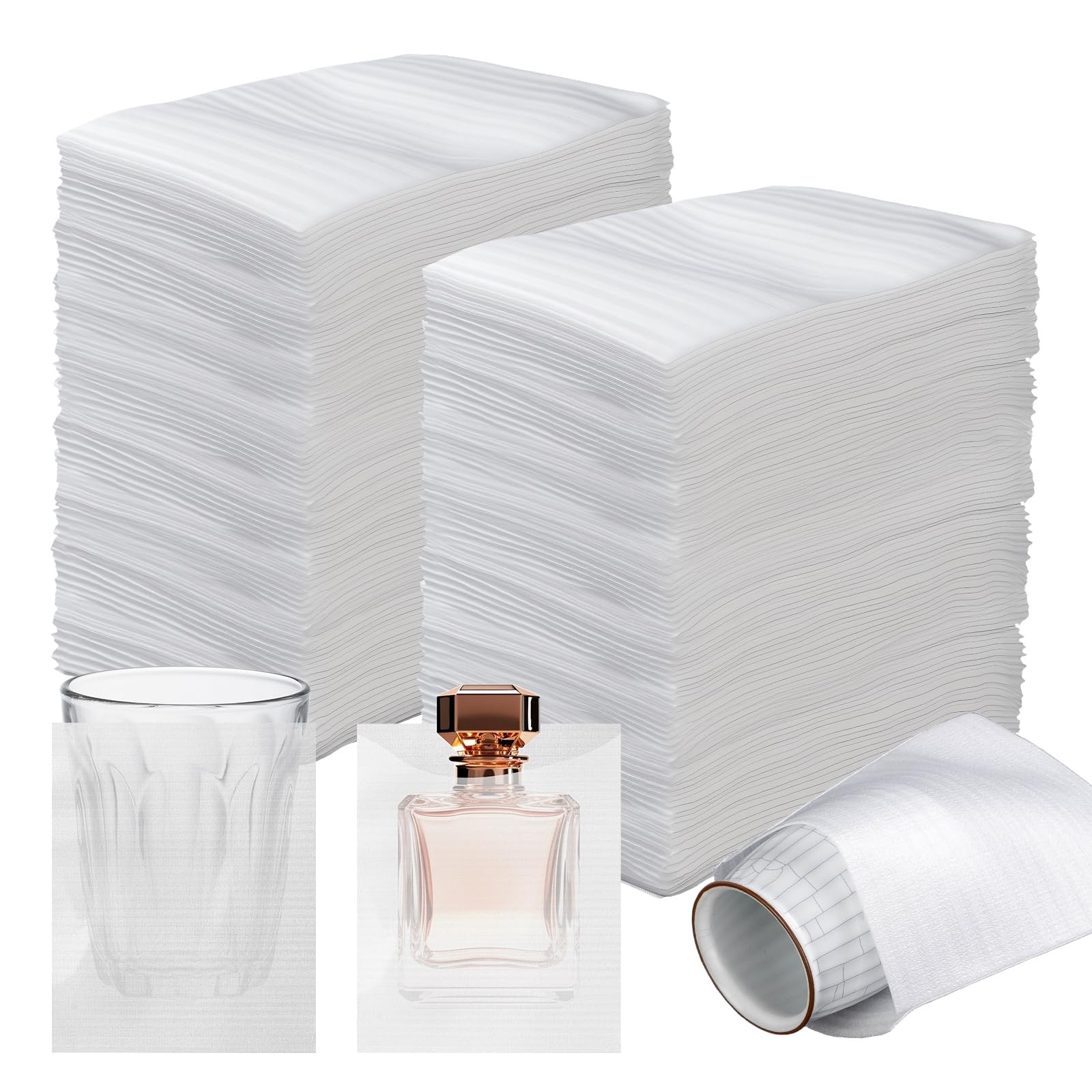 200 Pack Small Foam Pouches for Packing, 6×8 Inch Cushion Foam Pouch for Ship…