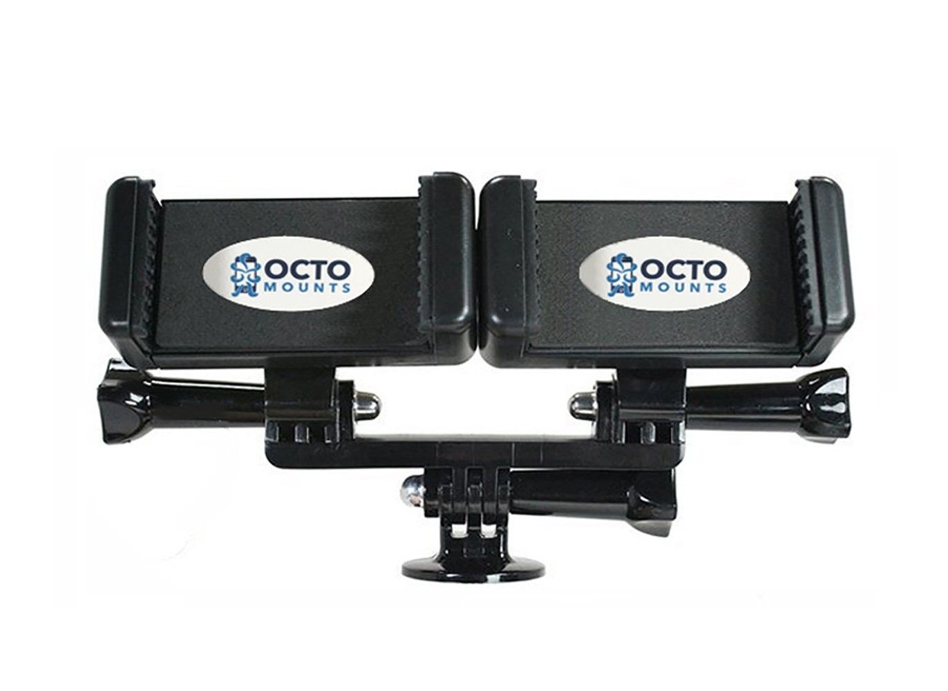 Dual Tripod Mount Adapter Smartphones Action Cameras Photography Bracket