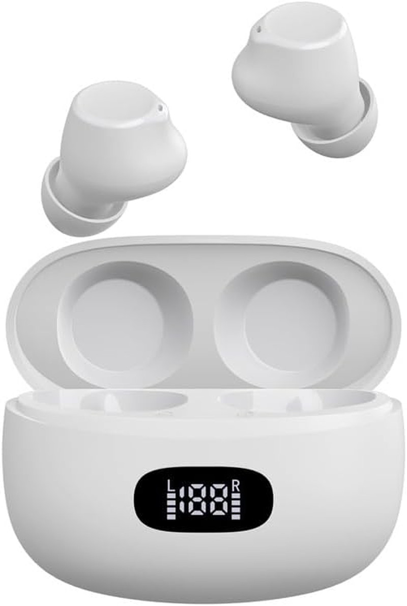 Wireless Earbuds, Bluetooth Headphones, TWS Earphones In-Ear Ear Buds Built in M