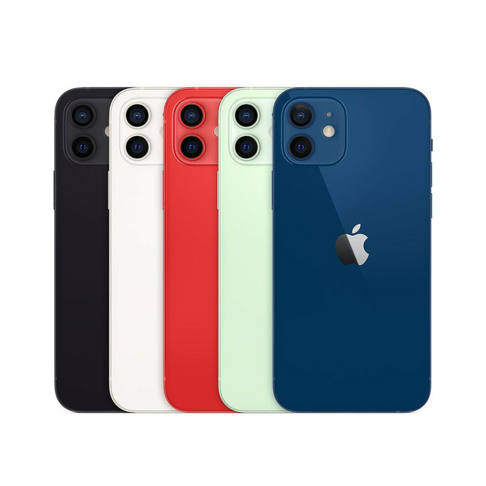 Apple iPhone 12 64GB Unlocked – Black, Blue, Green, Red – Free Shipping