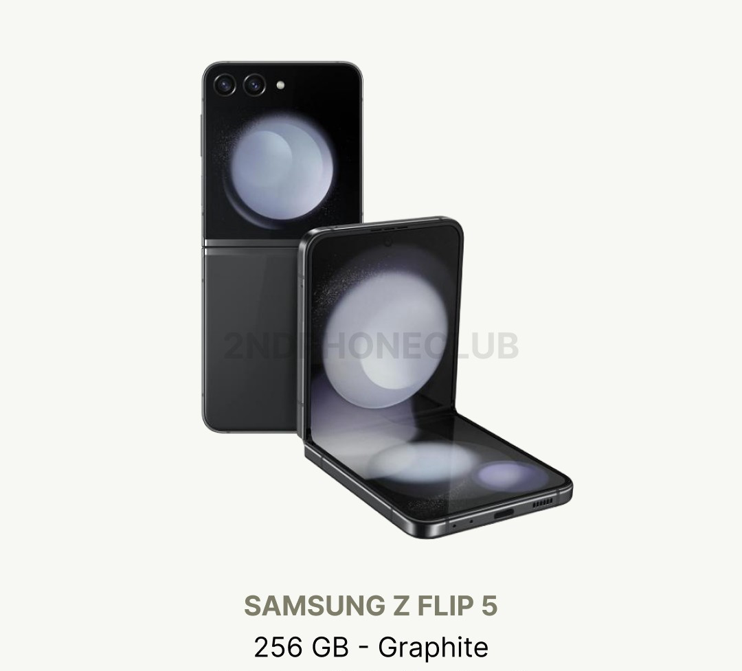 Samsung Galaxy Z Flip 5 – 256GB Unlocked – Fully Functional – LCD Black Spot