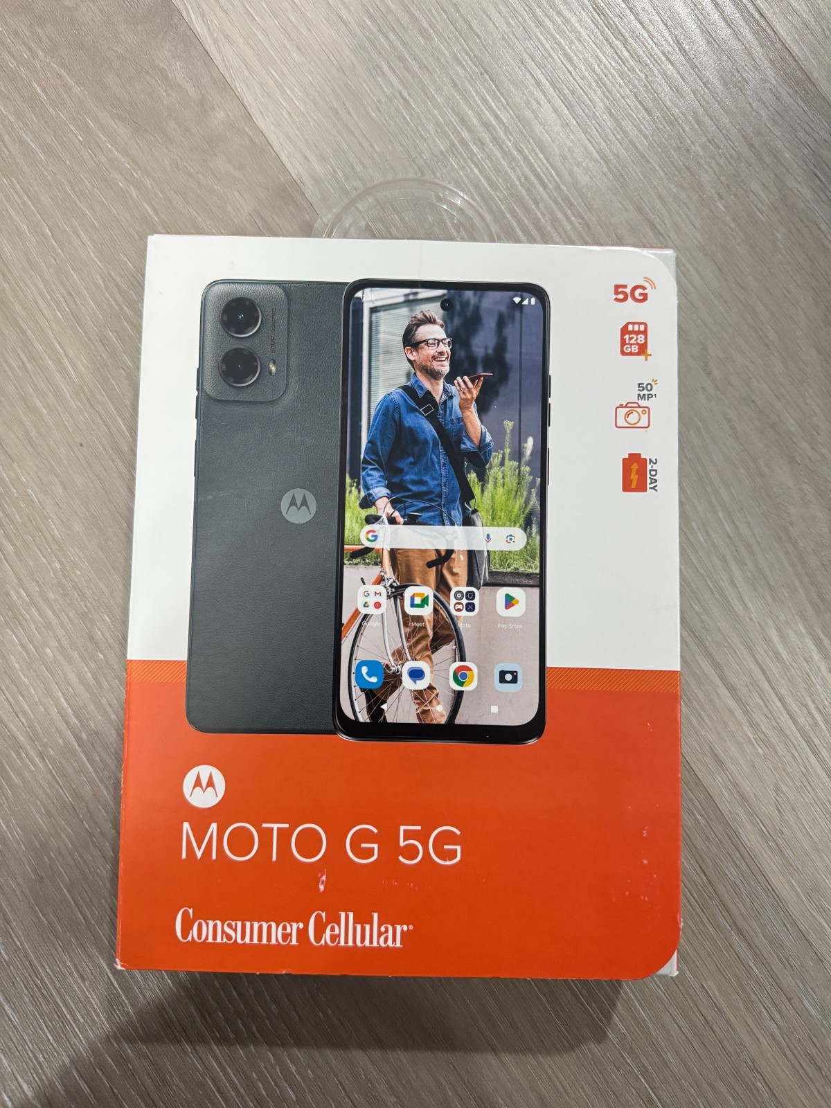 Consumer Cellular Motorola Moto G 5G 2024 128GB Smartphone New Sealed