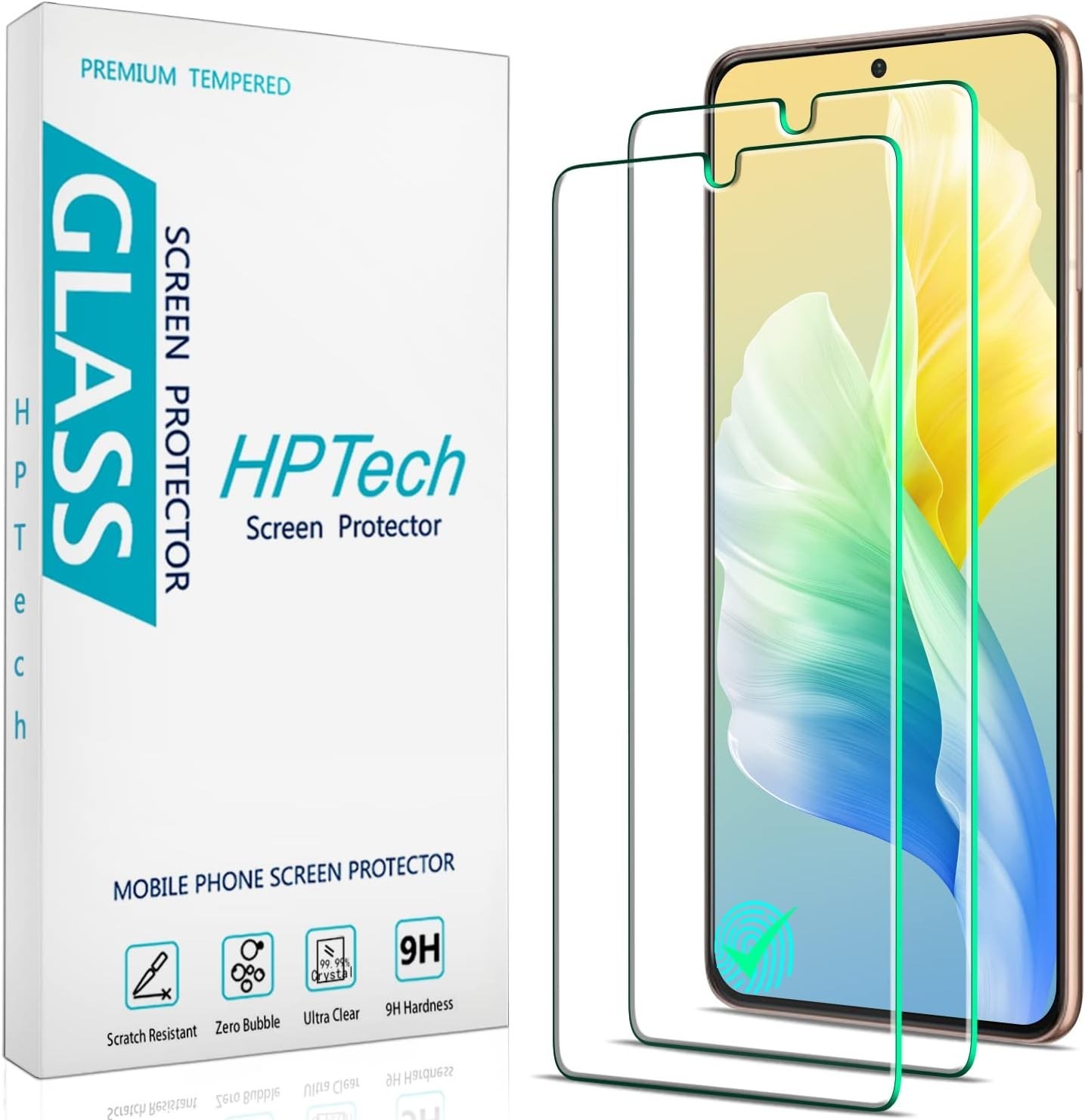 Samsung Galaxy S21 Plus Screen Protector High Sensitivity Glass Clear Saver 2Pc✔