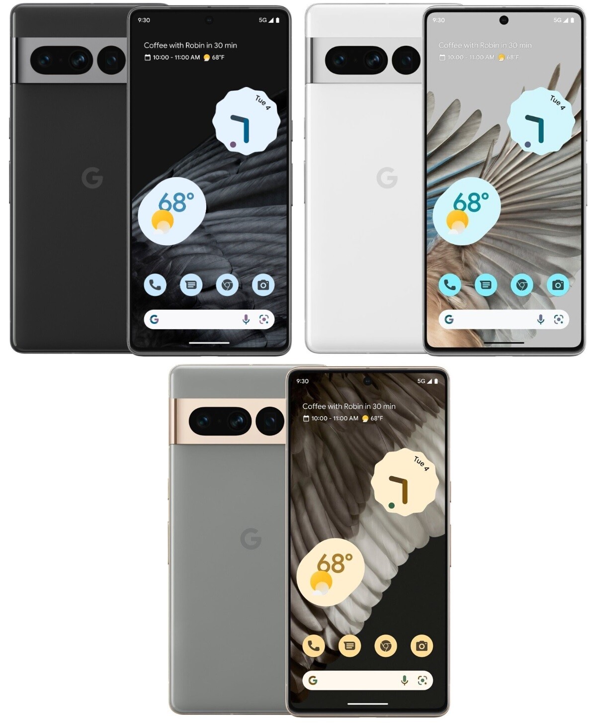 Google Pixel 7 Pro – 128GB – Black White Hazel – Unlocked – Good Condition