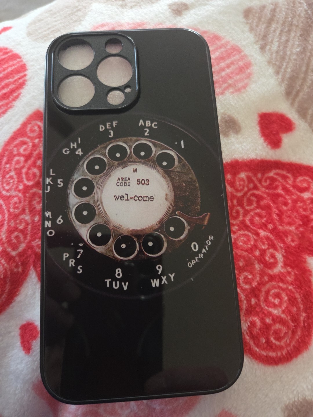 I PHONE 16 PRO MA X RETRO ROTARY PHONE CASE