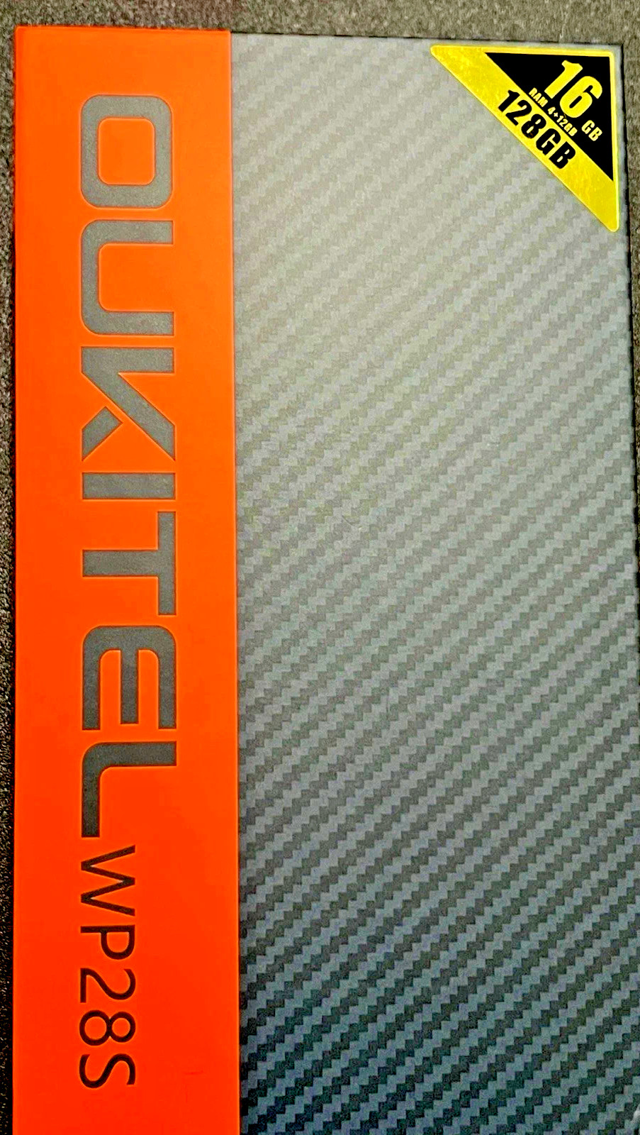 Oukitel WP28S Rugged Smartphone 16GB/128GB 6.52″ Android14 Black Big Fast Charge