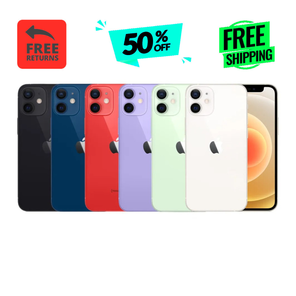 Apple iPhone 12 64GB 128GB AT&T SmartPhone Unlocked Verizon 5G GSM