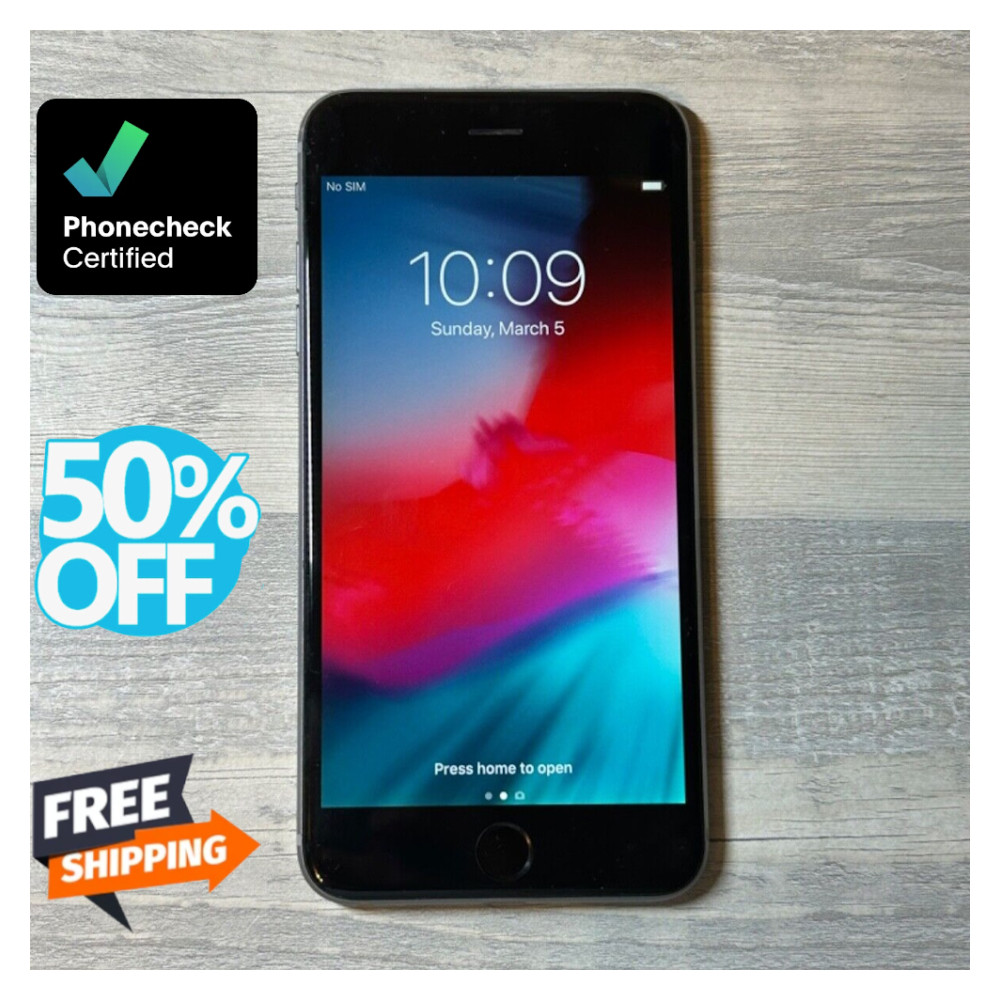Apple iPhone 6 Plus 16GB/64GB Unlocked Verizon ATT Clean ESN – Space Gray, Gold