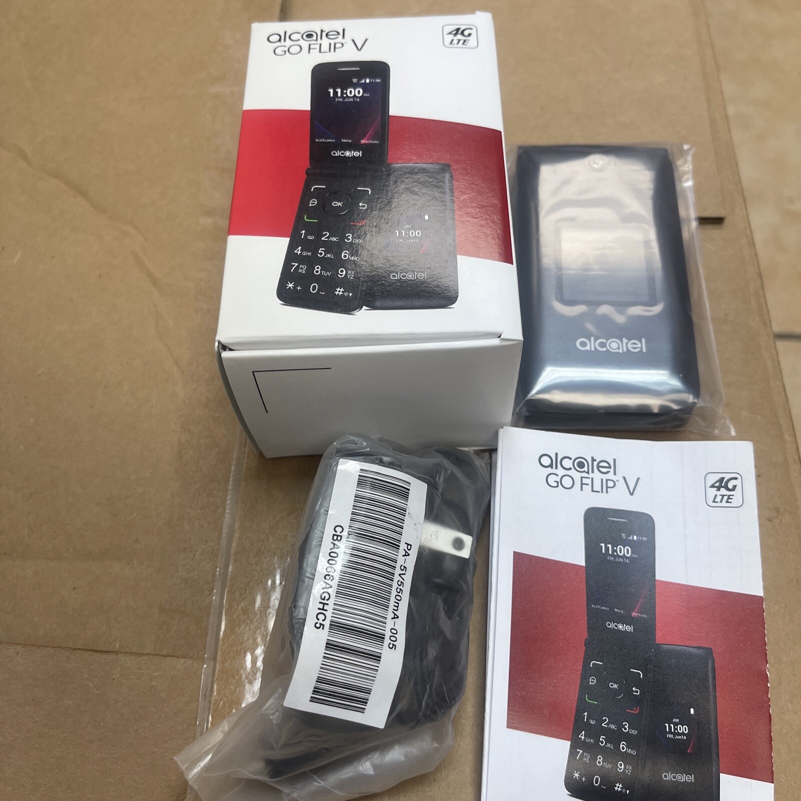 New Verizon  Flip Phone Alcatel 4051S GO FLIP V 4G LTE. Unlocked