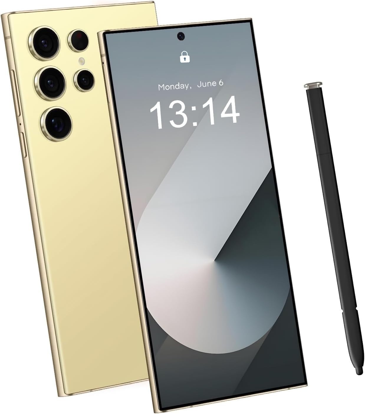 I25 Ultra Unlocked Cell Phone, Built in Pen, 5G Smartphone Battery 7000mAh gold