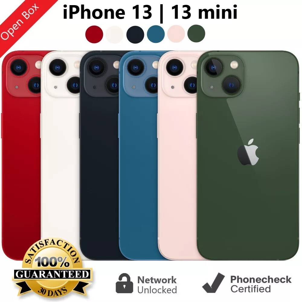 Apple iPhone 13 | 13 mini – 128GB | 256GB – All Colors – Unlocked T-Mobile AT&T
