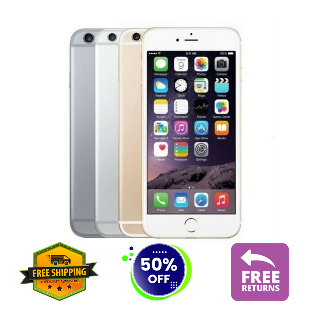 Apple iPhone 6 Unlocked 16GB/128GB – Gold, Gray, Fair Condition