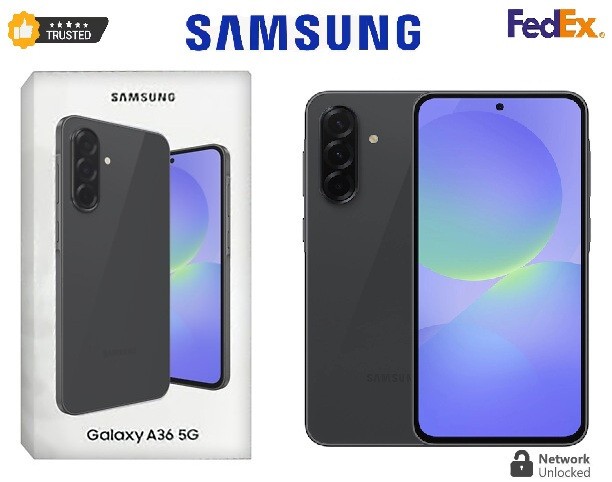 New Samsung Galaxy A36 5G 128GB 6.7” GSM Unlocked (A366) USA Version