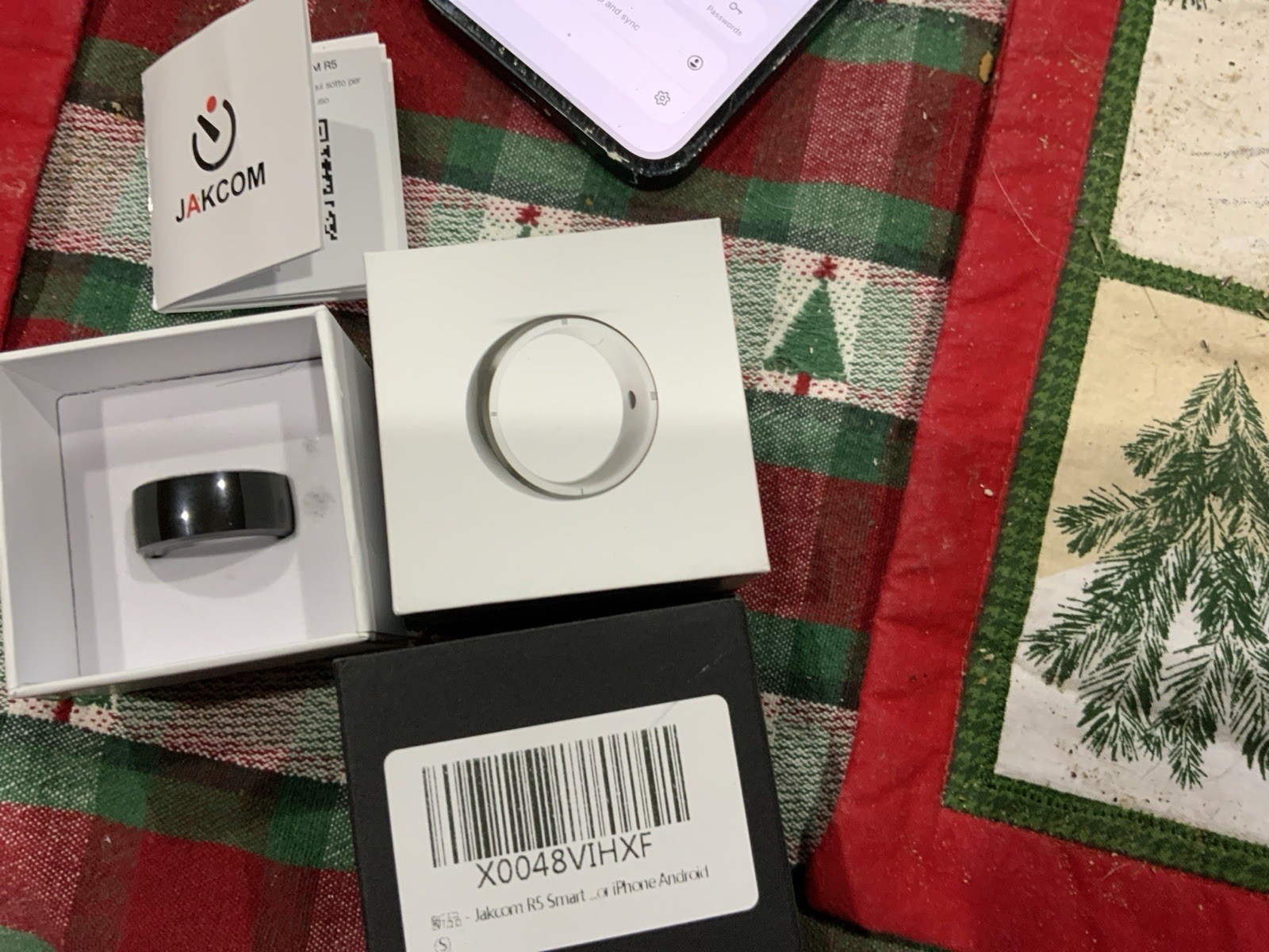 JAKCOM R5 Smart Ring NFC Multi-Function Wearable – New in Box-Black