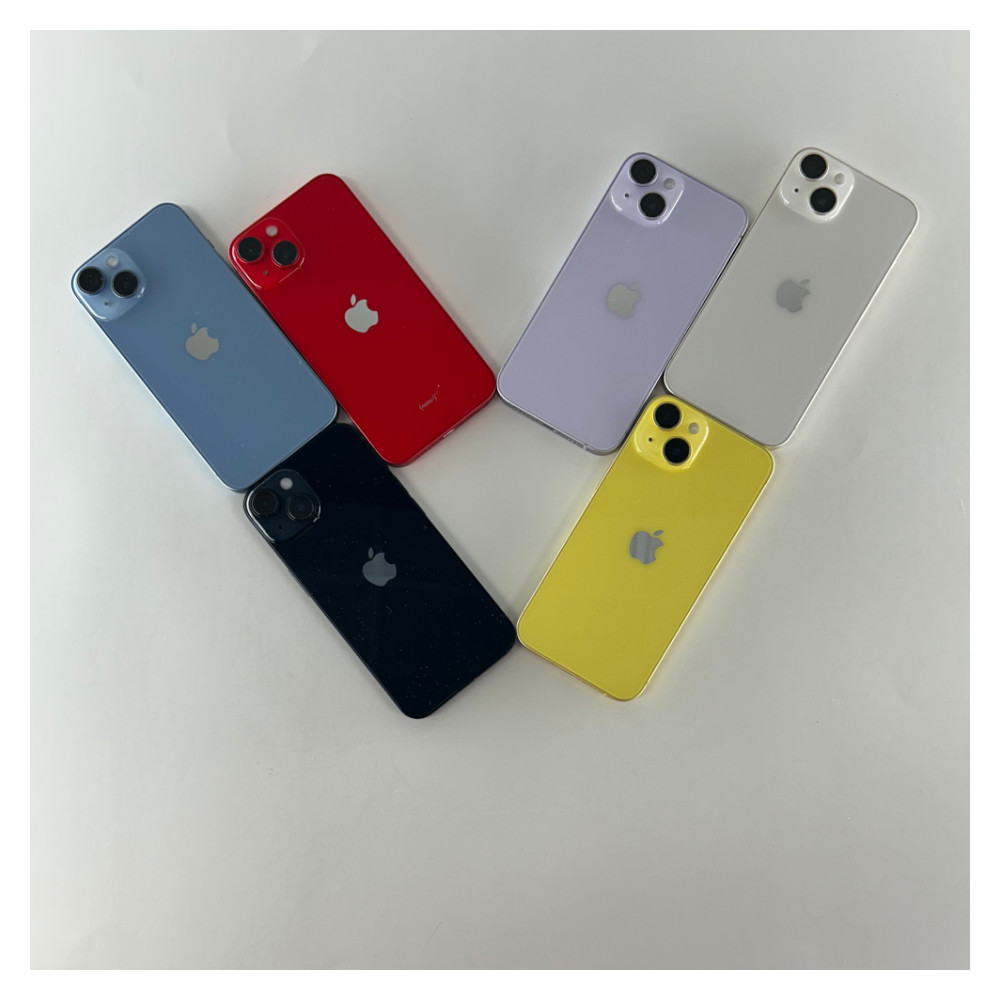 Apple iPhone 14 Unlocked 128GB/256GB – Blue/Yellow – Very Good 5G, Free Shippin