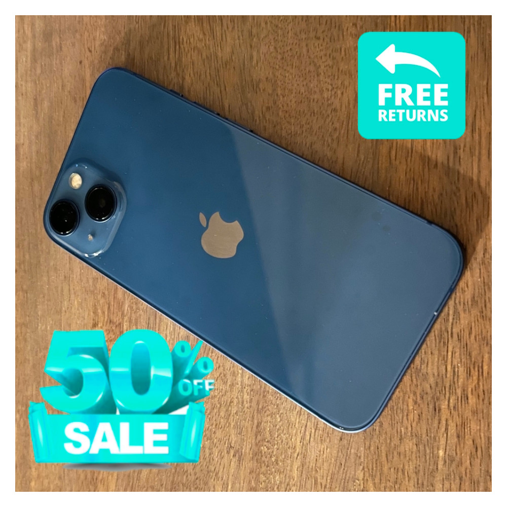 Apple iPhone 13 – Blue, White, 128GB, 256GB, Unlocked, AT&T, T-Mobile, 5G