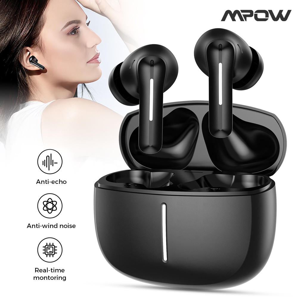 Bluetooth 5.4 Wireless Earbuds Stereo Sound In-Ear Earphones Mic Charging Case