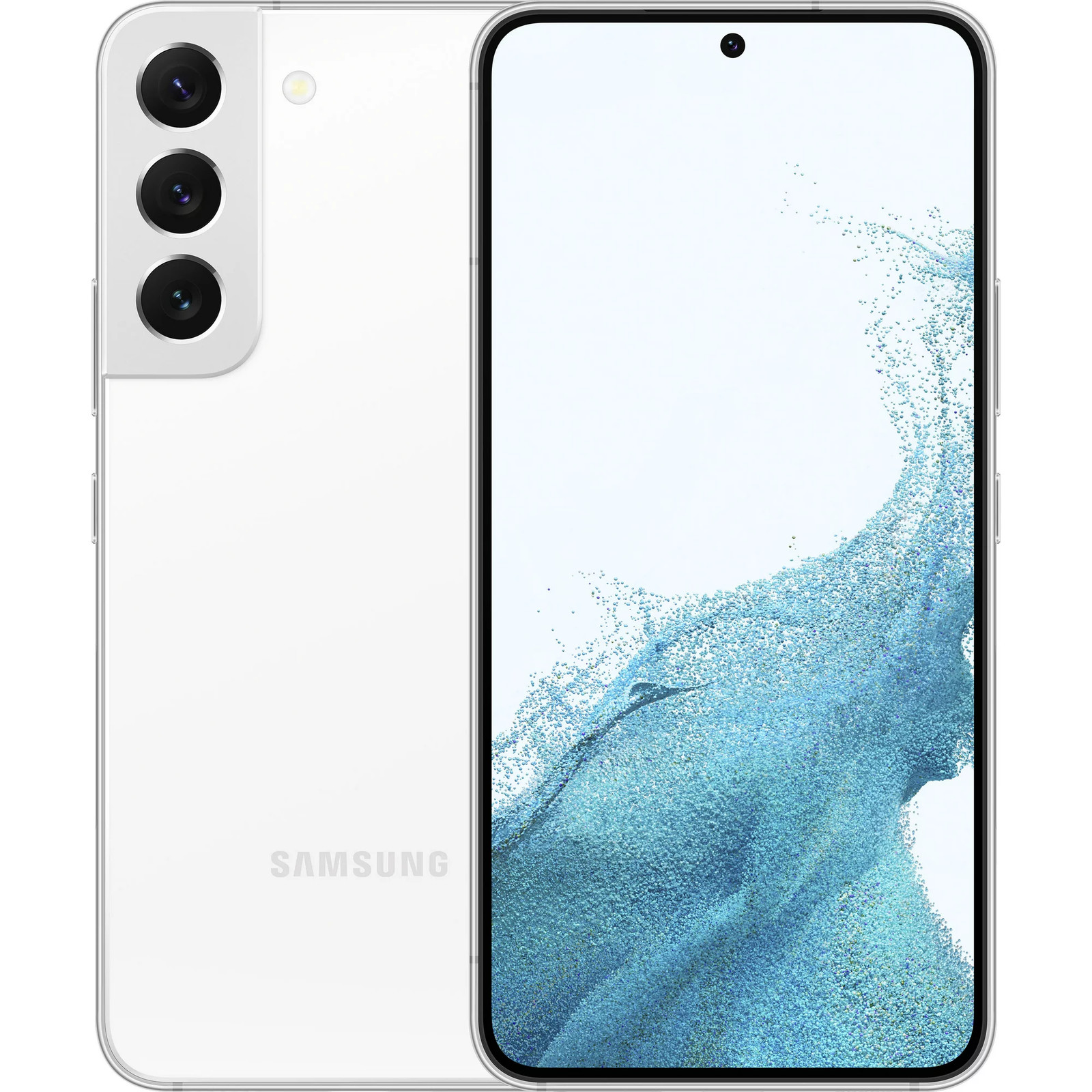 Samsung Galaxy S22 SM-S901U Unlocked 128GB Phantom White C Medium Burn