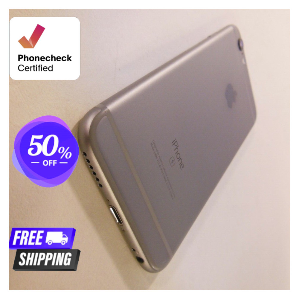 Apple iPhone 6s -64|32|16GB- Unlocked Verizon T-Mobile Silver/Rose Gold Good LC