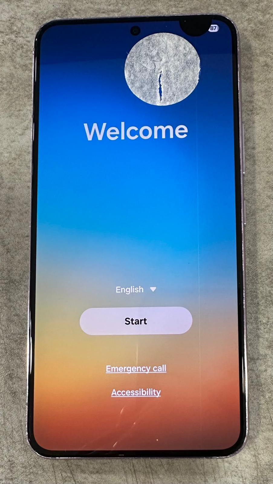 Samsung Galaxy S22 5G 128GB Purple Unlocked – Used (LCD Defective)
