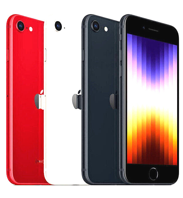 NEW Apple iPhone SE 2022 5G 3rd Gen 100% 🔋 Battery Factory 🔓 Unlocked Warranty