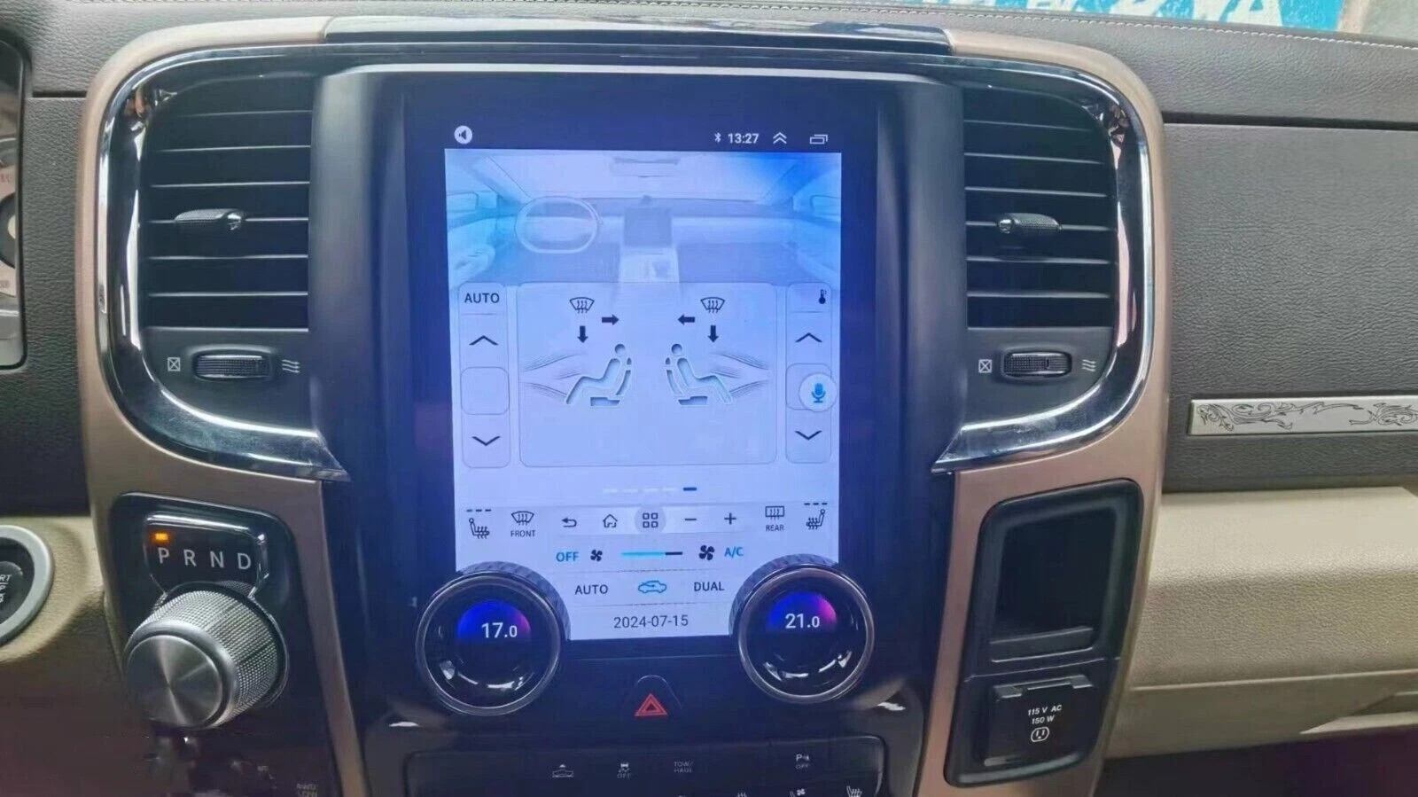 NEW 9.7″ Android Radio GPS Carplay Navi For Dodge Ram 1500 2500 3500 2013-2018