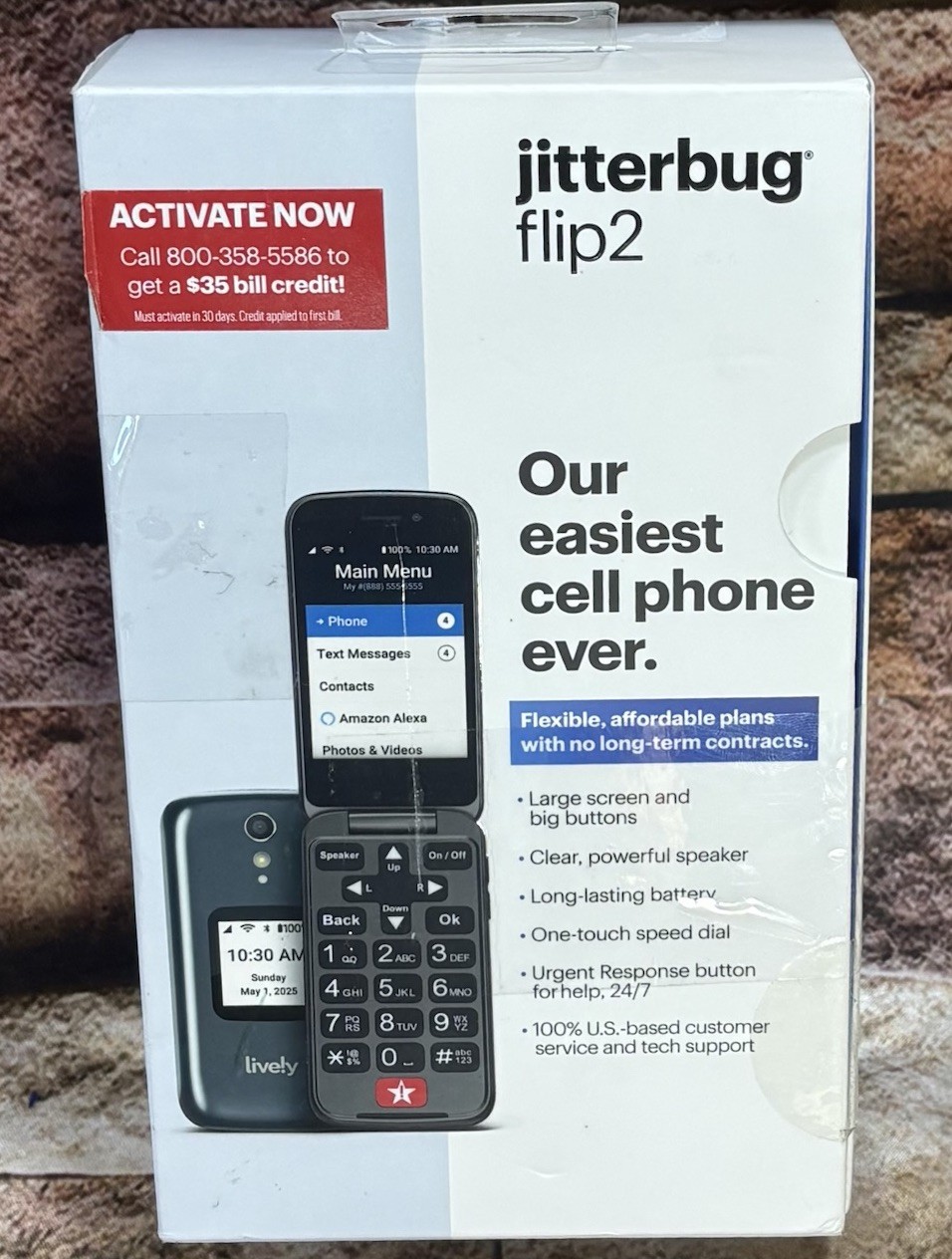 Lively Flip Jitterbug Flip 2 Cell Phone for Seniors – 🆕