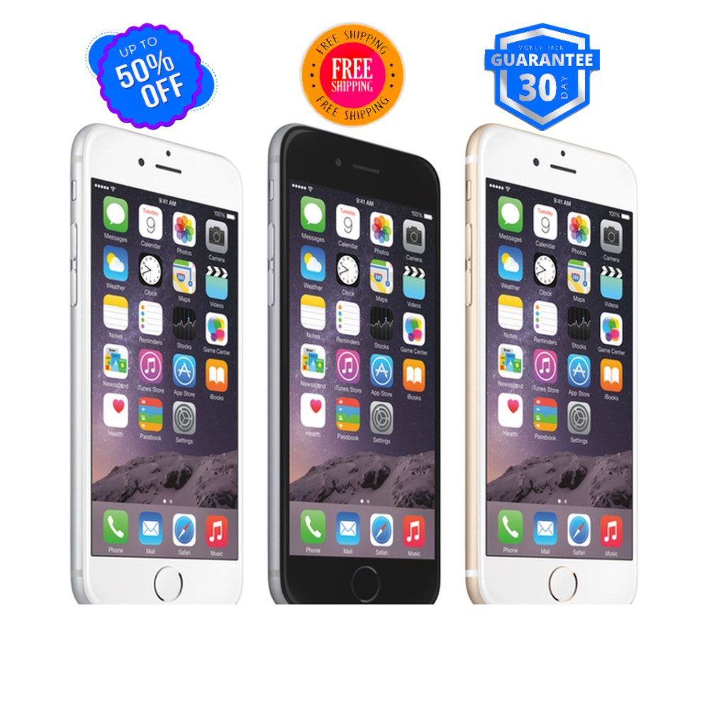 Apple iPhone 6 16GB 128GB GSM Unlocked Verizon Tmobile AT&T Gold/Gray Smartphon