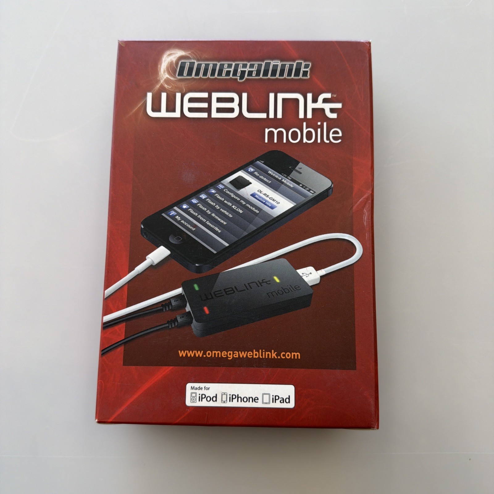 Omegalink OL-WLM-AP1 iDatalink Weblink Mobile Loader for Apple Phone Or Tablet