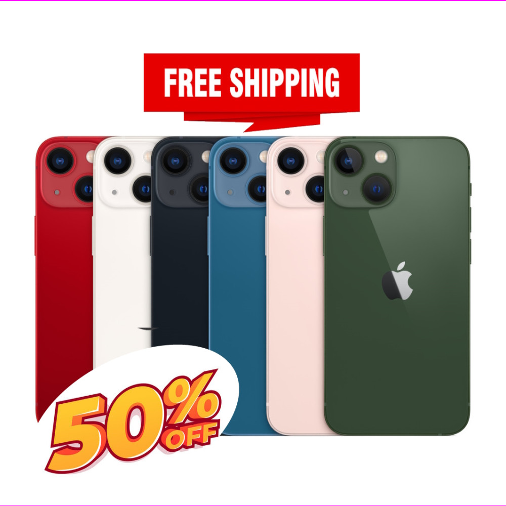 Apple iPhone 13 128GB – Unlocked, T-Mobile, Verizon, 5G LTE – All Colors