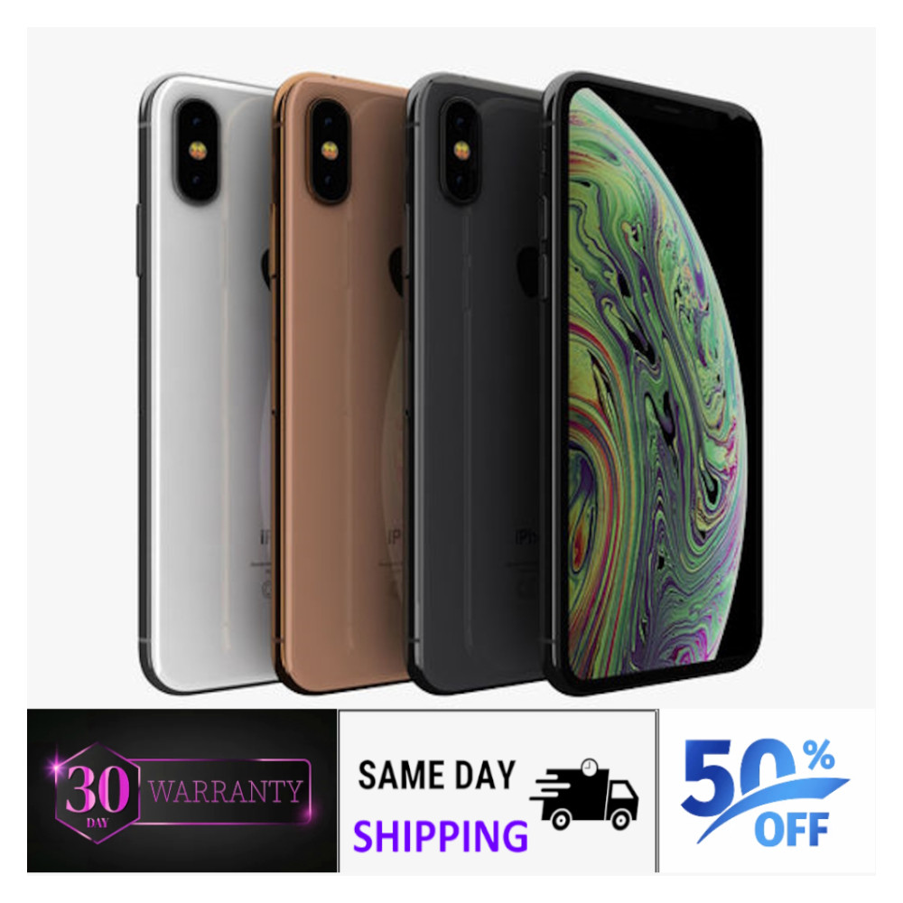 Apple iPhone XS Unlocked Screen 5.8″  64GB 256GB Verizon At&t T-Mobile GSM 4G