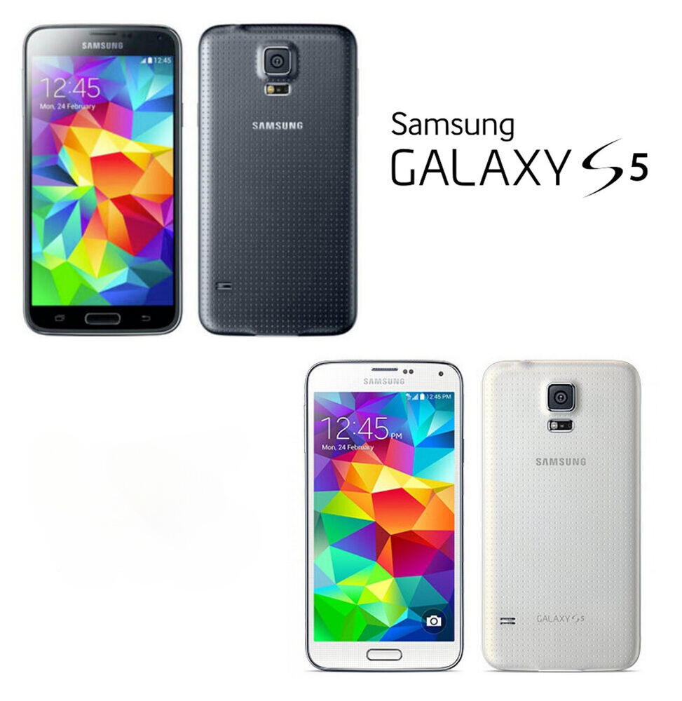 UNLOCKED AT&T T-Mobile Samsung Galaxy S5 G900 16GB 4G LTE Smart Phone GOOD B+ US