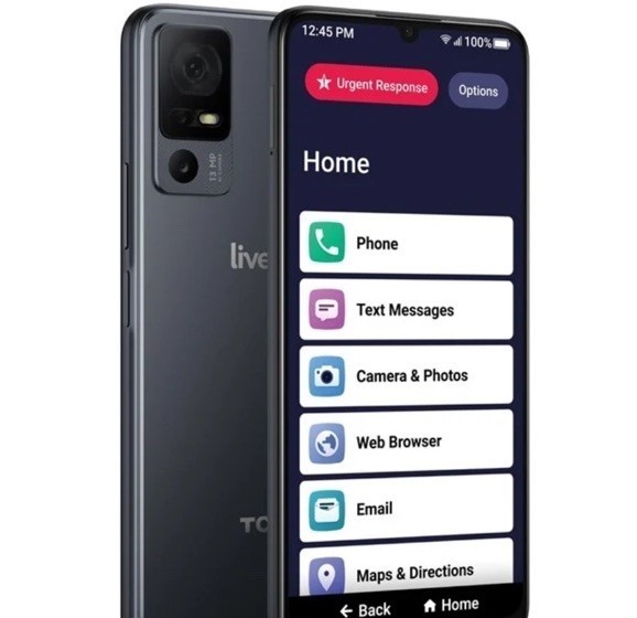 Lively Jitterbug Smart4 6.7″ Smartphone Black Senior Easy Use New in Box