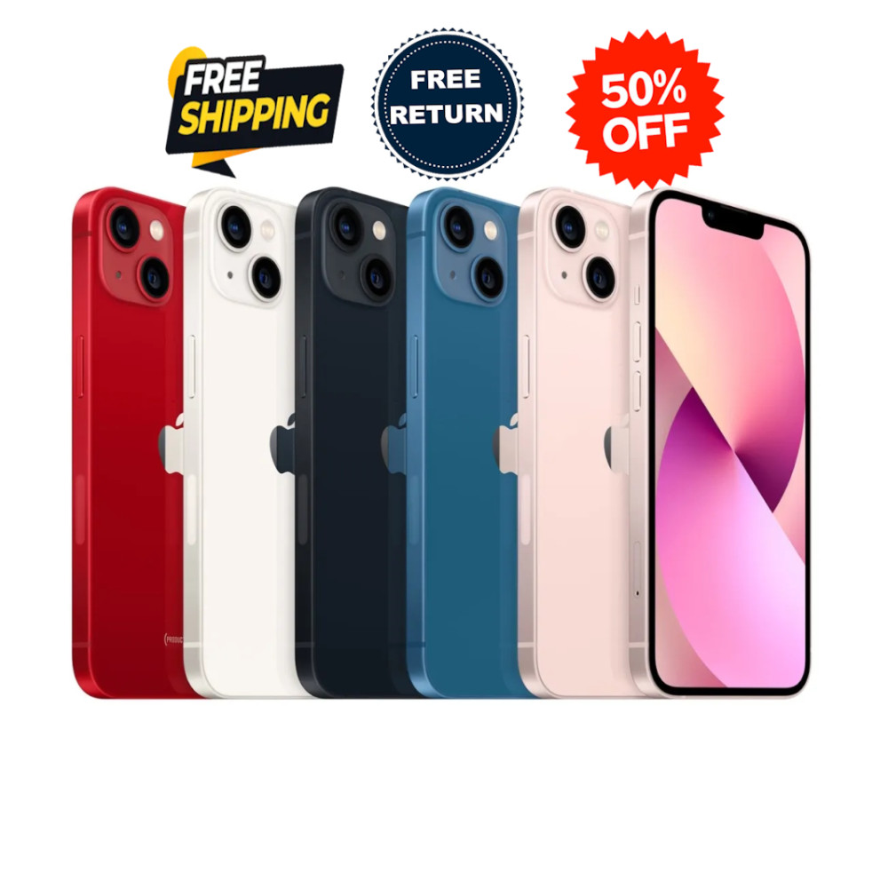 Apple iPhone 13 128GB/256GB – Fair Condition, Verizon/AT&T, Free Shipping