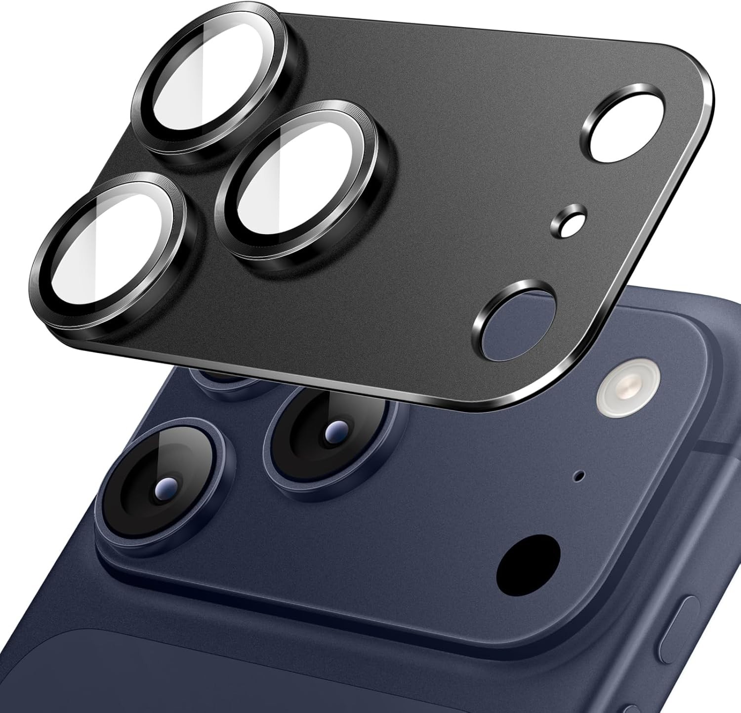 6.9-Inch Camera Lens Protector for iPhone 17 Pro Max, 1-Pack, Matte Black