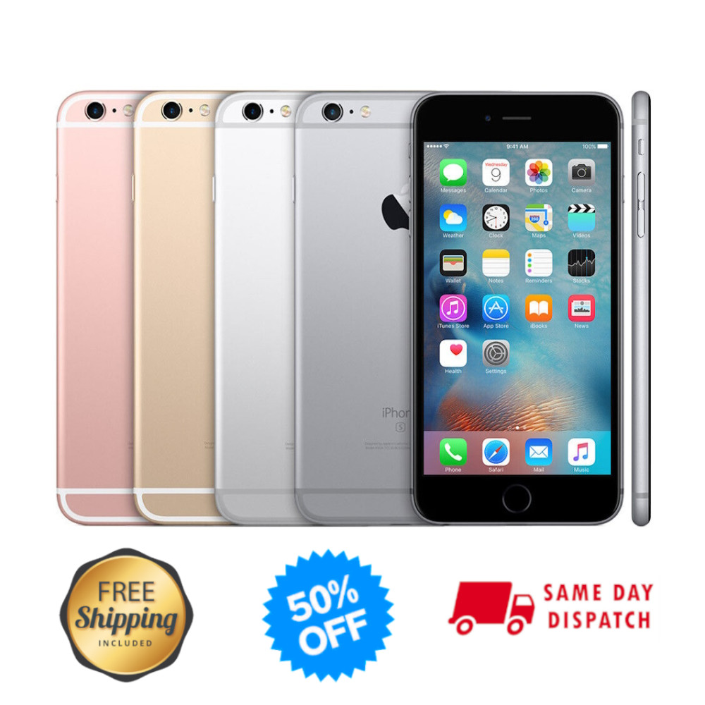 Apple iPhone 6s 128GB 16GB 64GB Unlocked Verizon Silver Rose Gold WIFI LTE