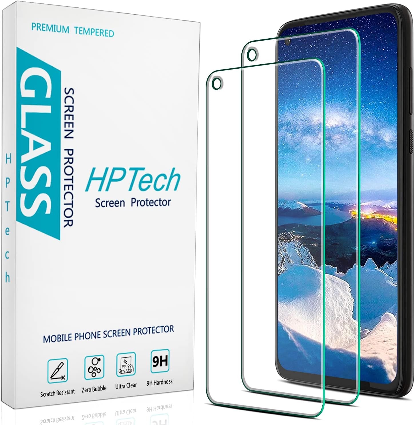 2 Pack Screen Protector Designed for Moto G Stylus 5G, Anti Scratch & Bubble Fre