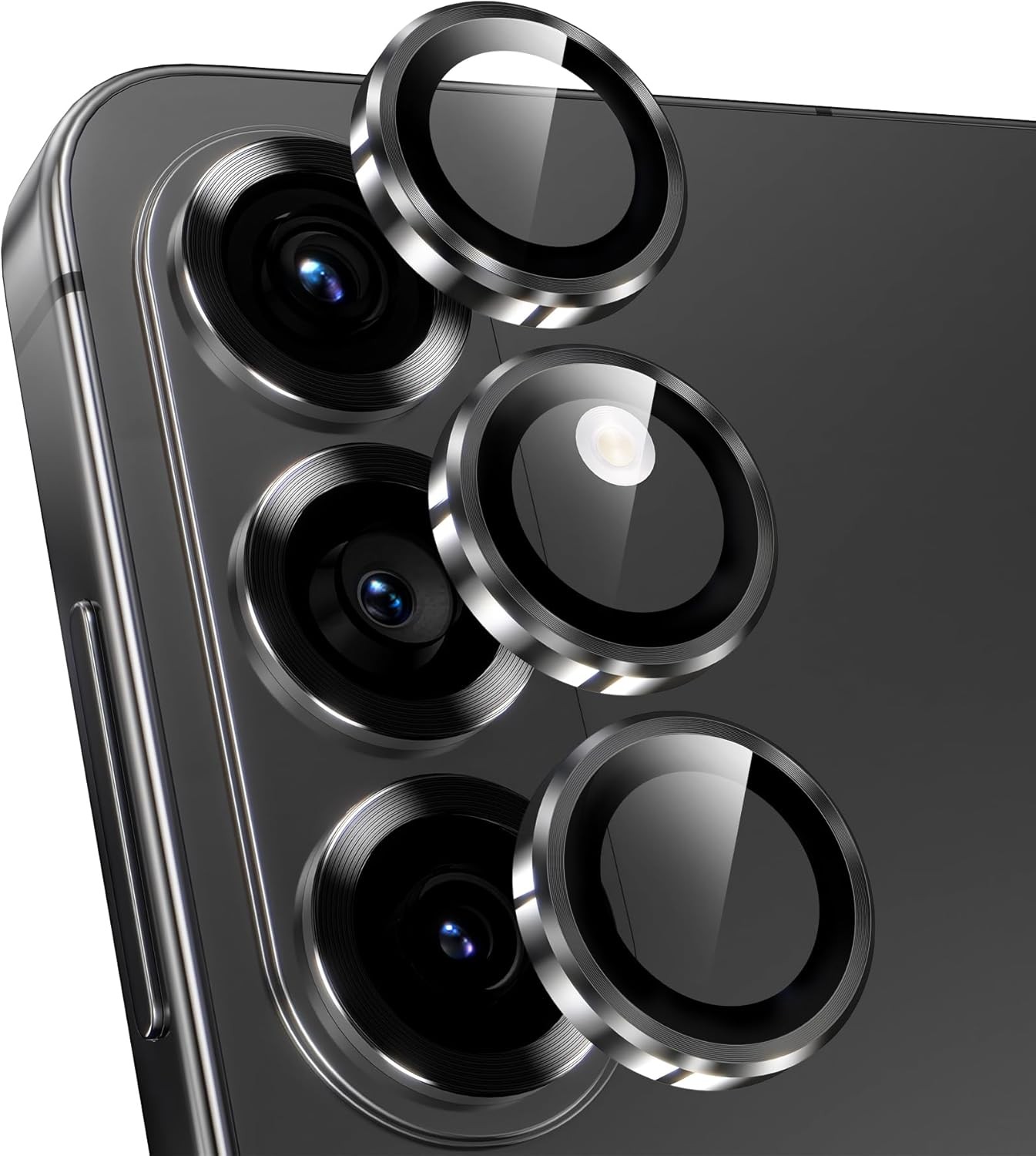 Camera Lens Protector for Samsung S26/S26+, Case Friendly Individual Ring