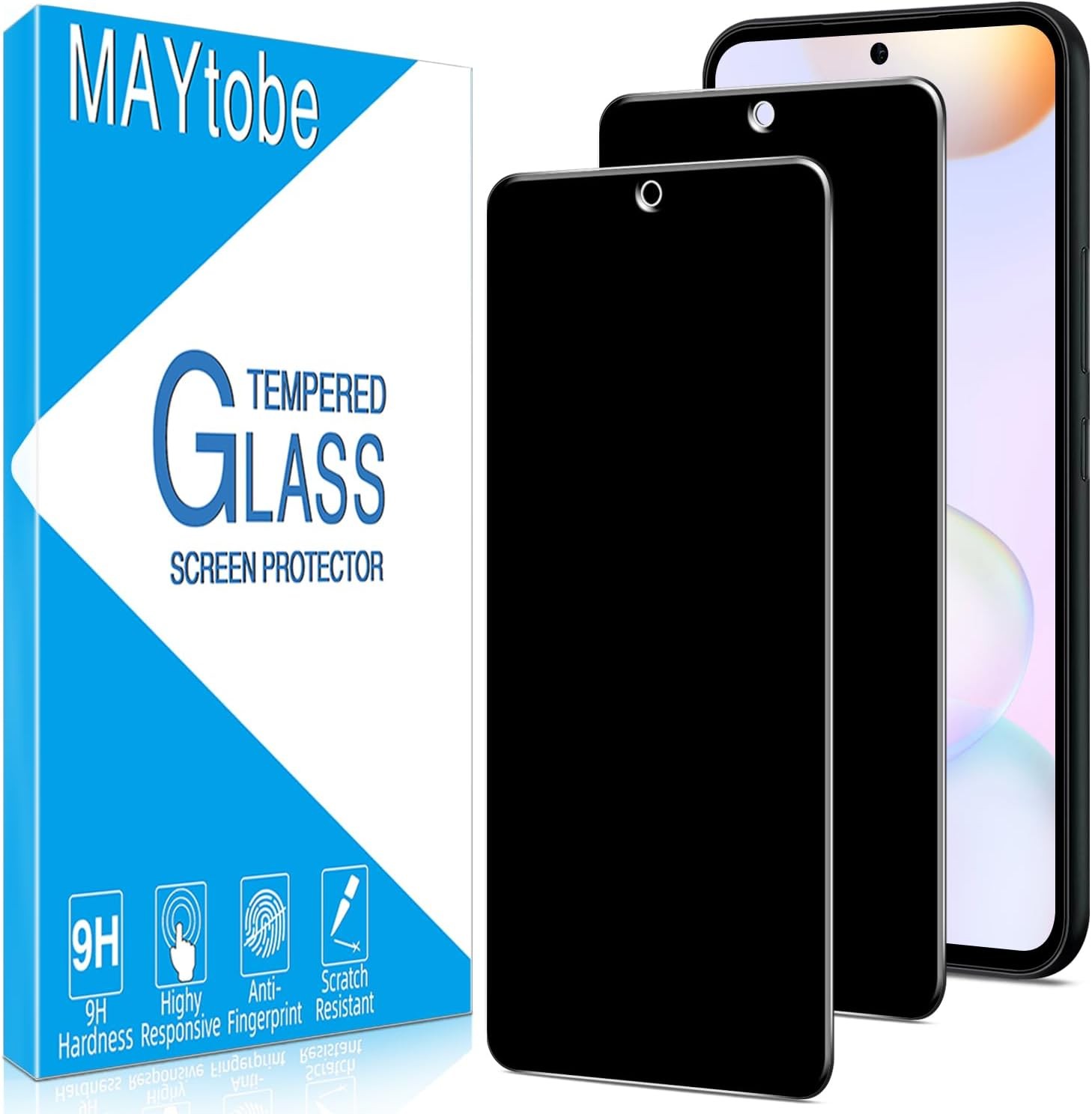 2PCS Privacy Screen Protector & Tempered Glass for Samsung Galaxy S23 FE 5G & A5
