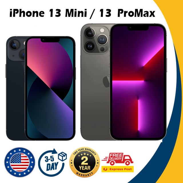 New Apple iPhone 13 MINI 13 PRO MAX 128GB 256GB 512GB A2176 A2484 US Unlocked