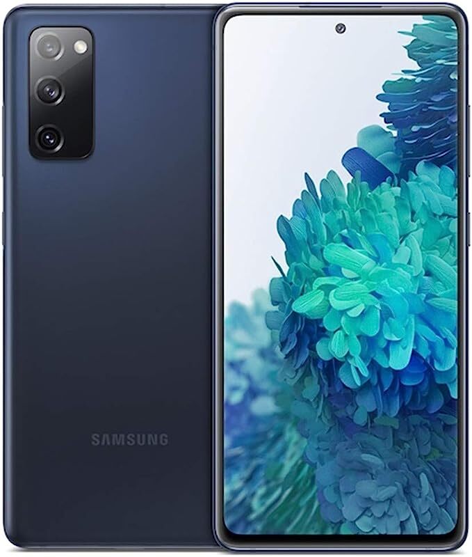 Samsung Galaxy S20 FE 5G SM-G781U AT&T Only 128GB Cloud Navy C Medium Burn