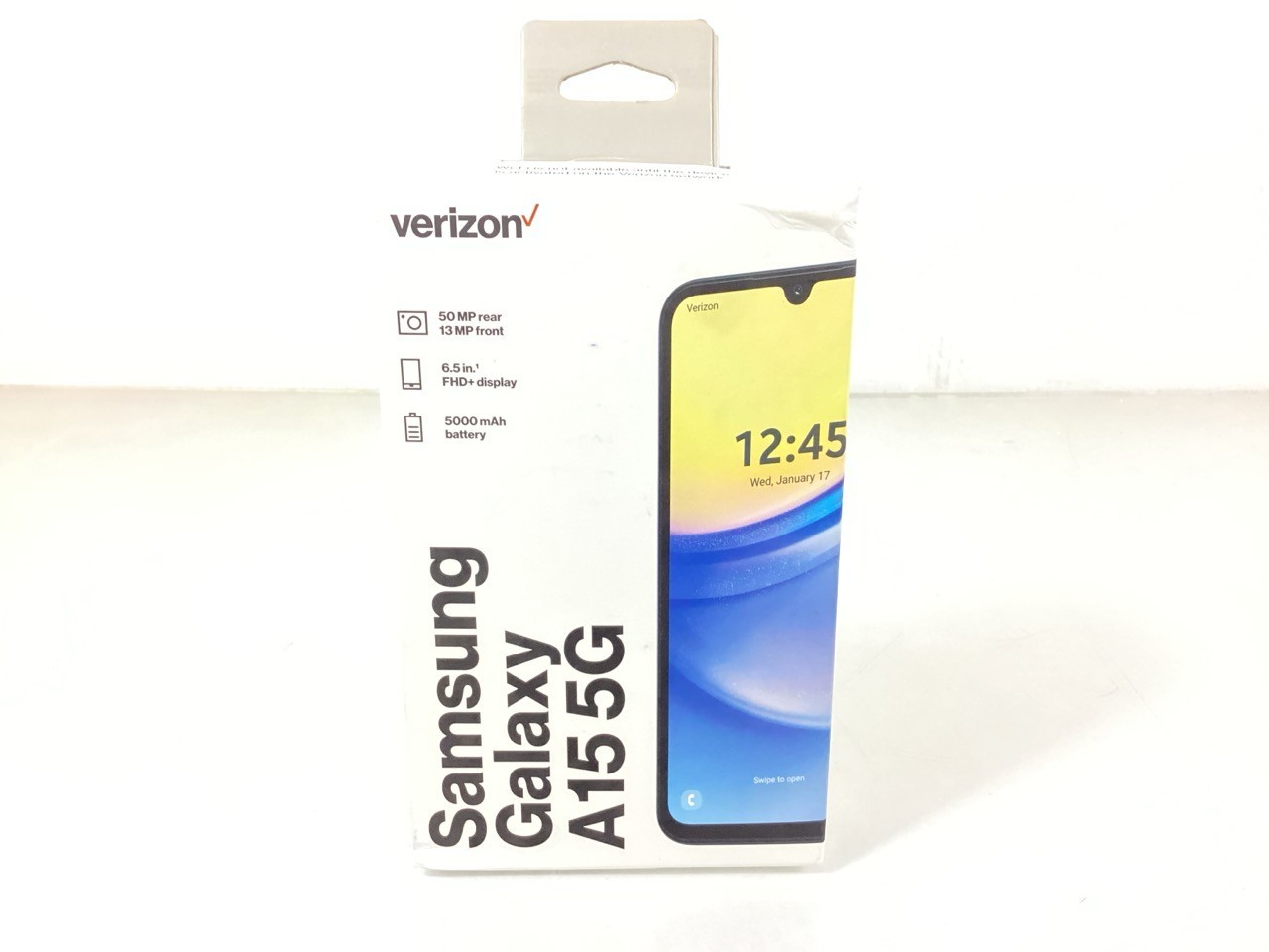 Samsung Galaxy A15 6.5″ 5G 128GB SSD Android 14 (Verizon PrePaid) SM-A156UZKPVZW