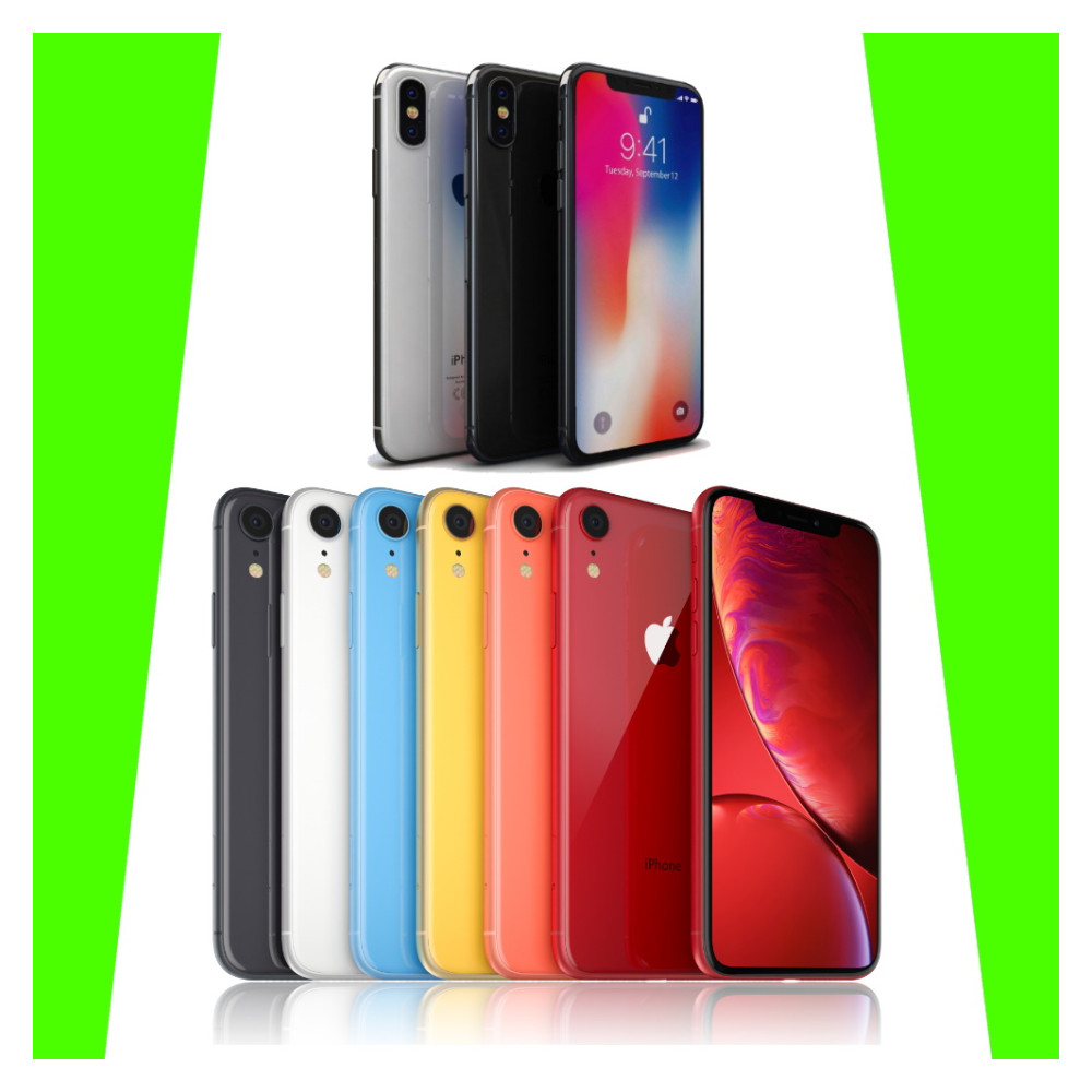 Apple iPhone X/XR 64GB-256GB Unlocked Verizon Patriot Mobile Rock Wireless 4G