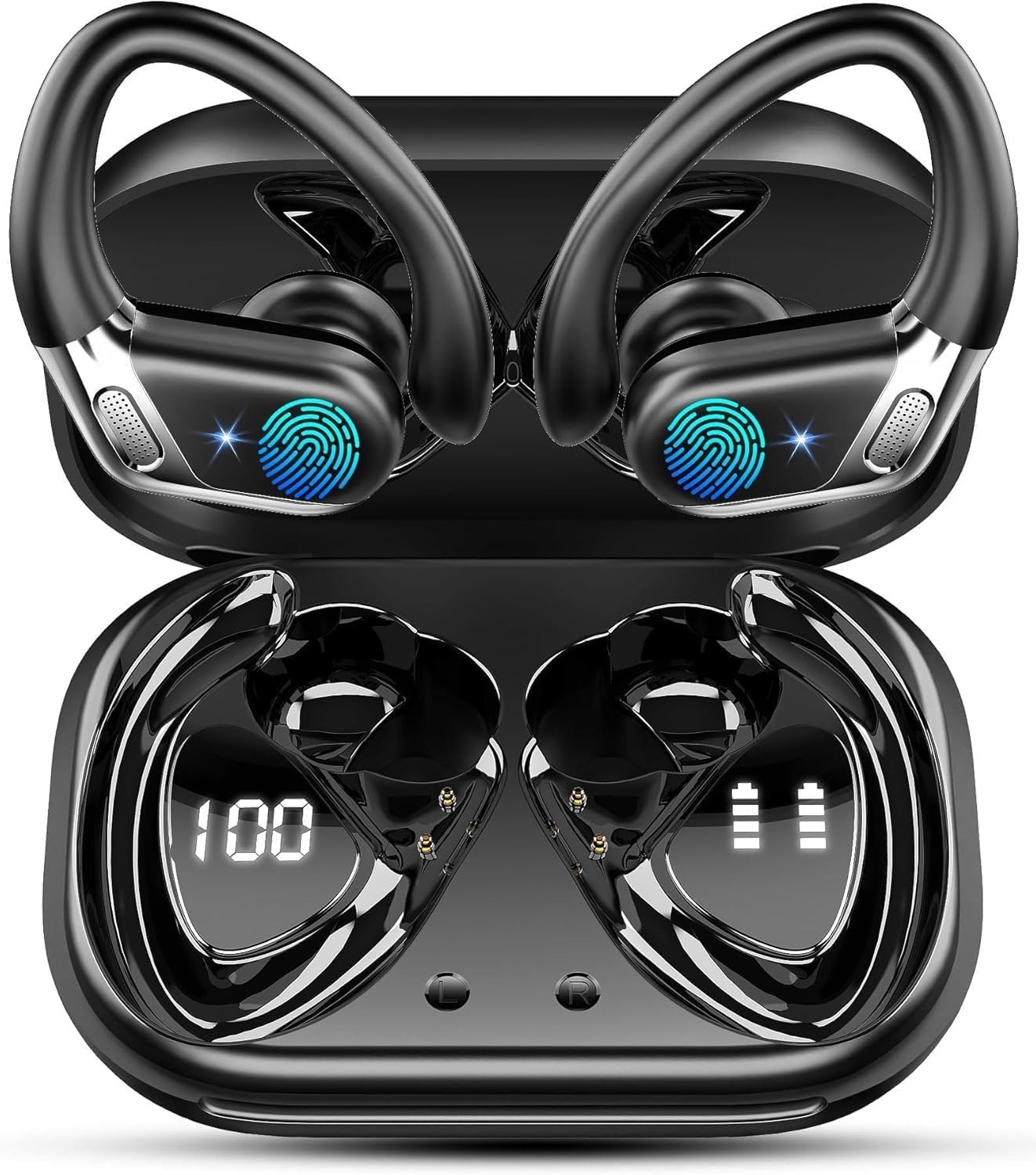 Ear buds Wireless Earbuds, Bluetooth 5.4 headphones Sport 2026 Noise Cancelli…