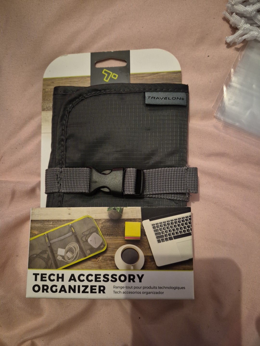 Travelon Tech Accessory Organizer Charcoal – 43134-530, Charcoal