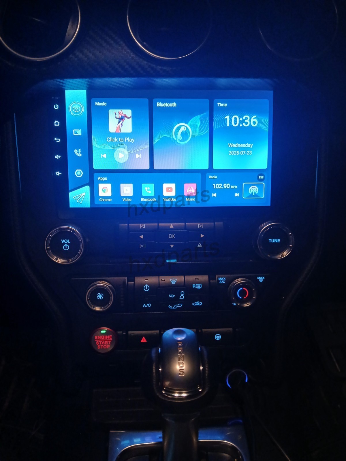 9″ For Ford Mustang 2015-2021 Android 13 Car Radio Stereo CarPlay GPS Navi DSP