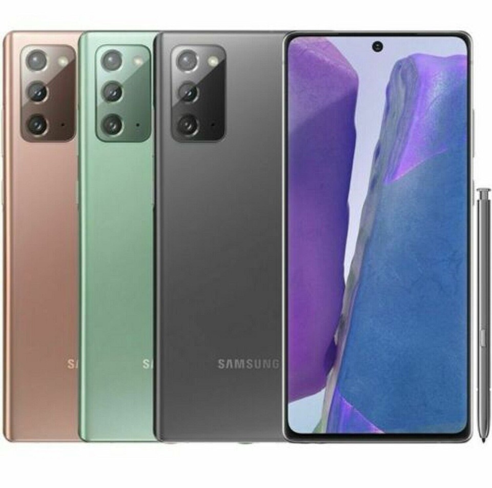 UNLOCKED Samsung Galaxy NOTE 20 128GB Smartphone – All Colors – Pristine